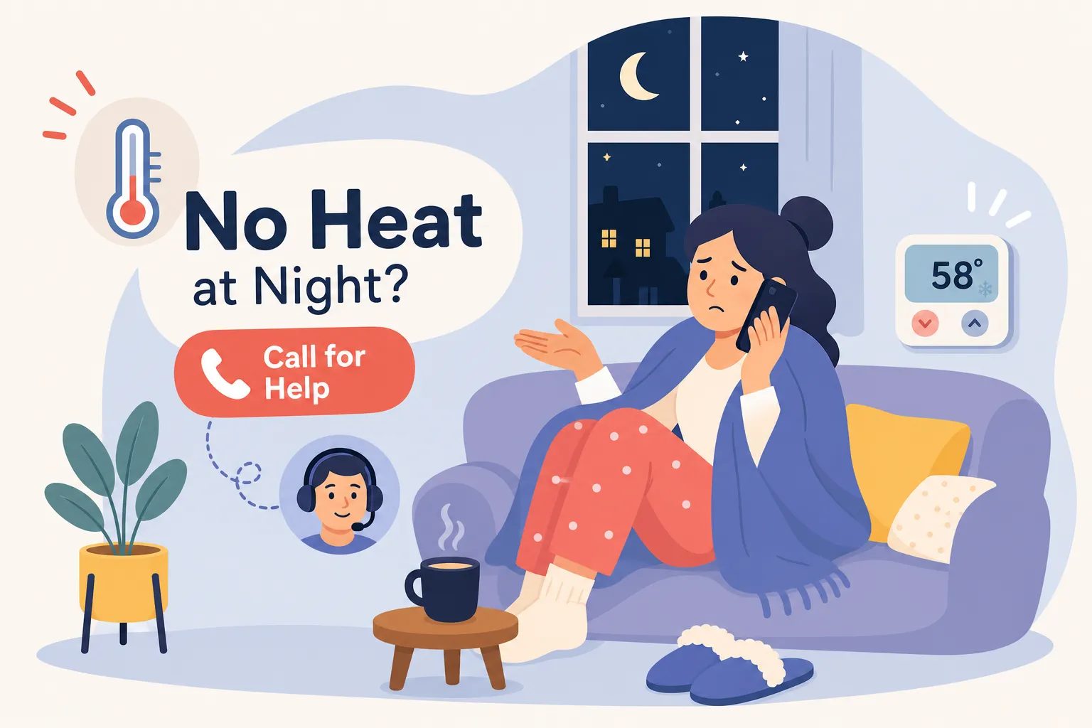Who to Call When Your Heat Stops Working at Night on Long Island